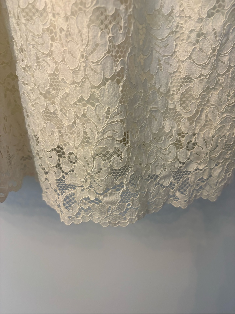 NEW Maeve $148 by Anthropologie Anastasi Smocked Lace Midi Dress sz Med - Picture 4 of 8
